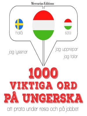 cover image of 1000 viktiga ord på ungerska